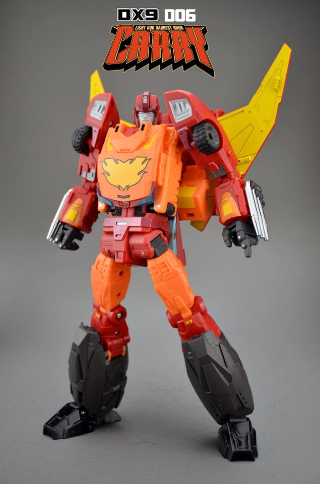 DX9 D06 Carry Final Production Images of Not Rodimus Prime Figure